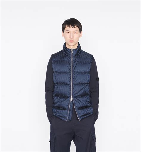 down jacket with dior oblique motif|Dior oblique jacquard.